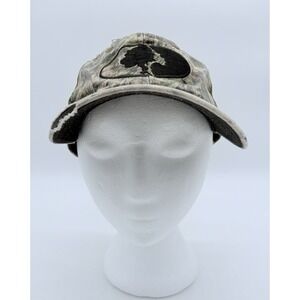 Mossy Oak Hat Cap Tan Camo Black Mesh Hunting Outdoor One Size Licenses